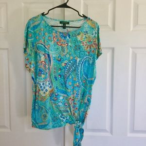 Lauren tied blouse 2X
